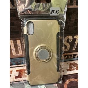 New Gold Ring iPhone X Case Holder